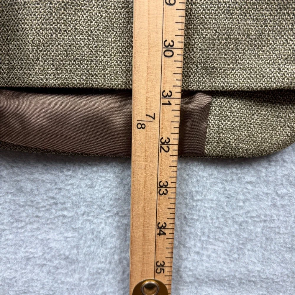 Ralph Ralph Lauren Blazer Mens 40R Brown Basketweave Silk Wool Sport Coat Vtg